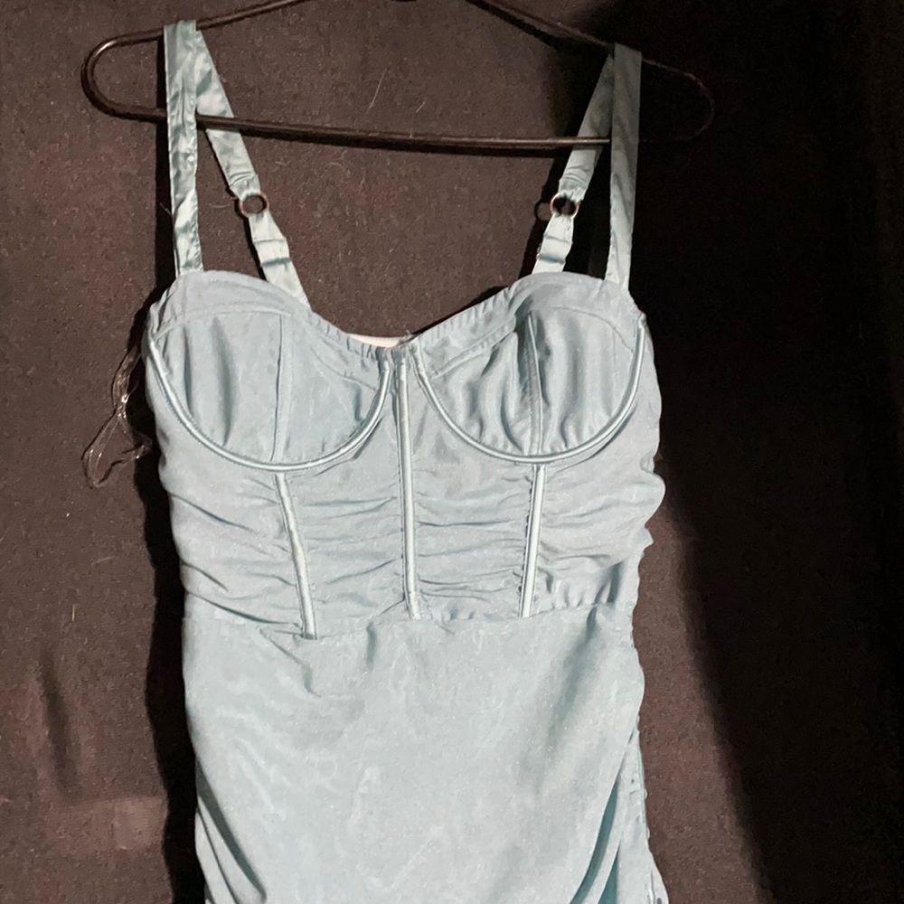 Beatrice Mesh Mini Dress